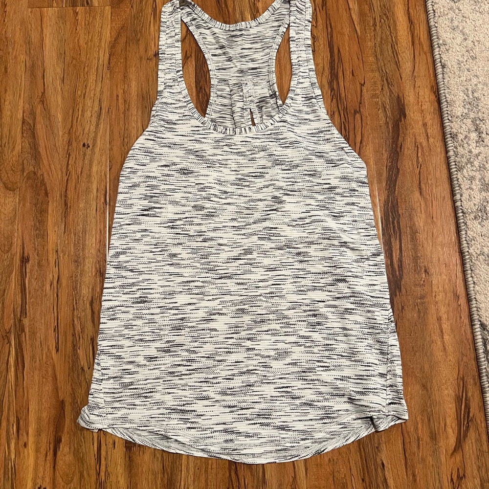 lululemon athletica Space-Dye Racerback Tank - Black & White